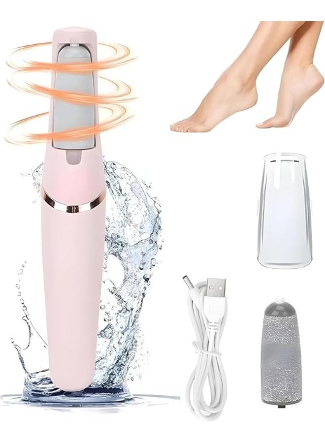 جهاز  القدم الكهربائي القابل لإعادة الشحن - مزيل مسامير القدم المقاوم للماء، مقشر القدم لإزالة الجلد الخشن - Image 3